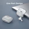 Conjoined Design Air Bag Anti-fall Hingeless Design  Front LED Visible  TPU Materia Transparent  Case for AirPods Pro 2