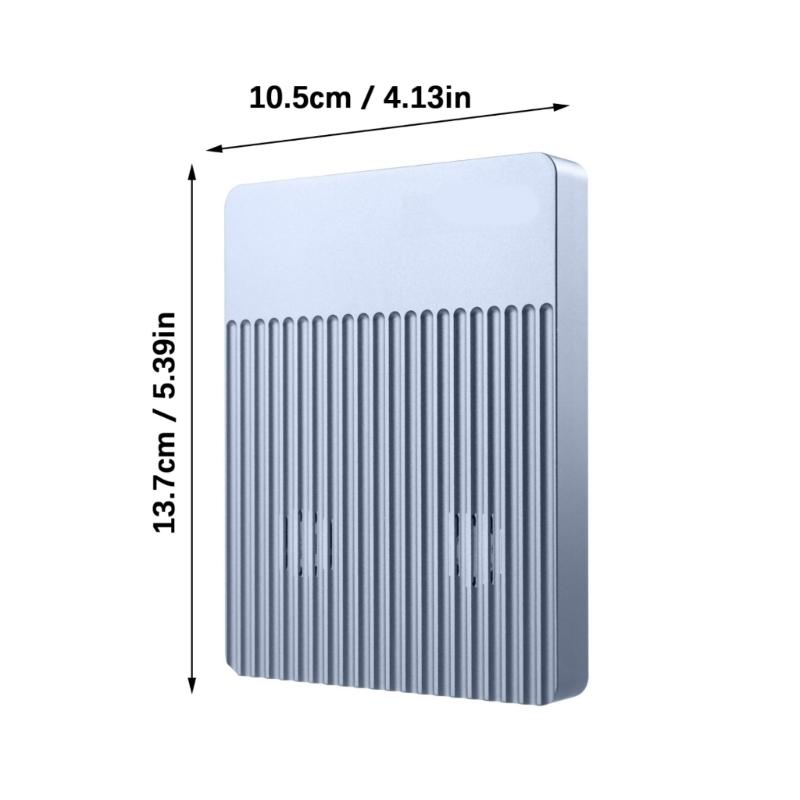 Industrial 4 Slot M.2 NVMe Enclosure Box Cooling Case And Hot Swappable Tray For 2280 Solid Disks