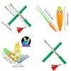Gravity Carrot Knife With 3d Design Glowing Butterfly Knife Flashy Printed Carrot Knife And Night Light Carrot Knife