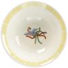 Artha Omachido Small Plate with Phoenix Design, Mamedon (Mamedon), Authentic Chinese Cuisine, 160g, Dishwasher and Microwave Safe, Porcelain, Yellow,