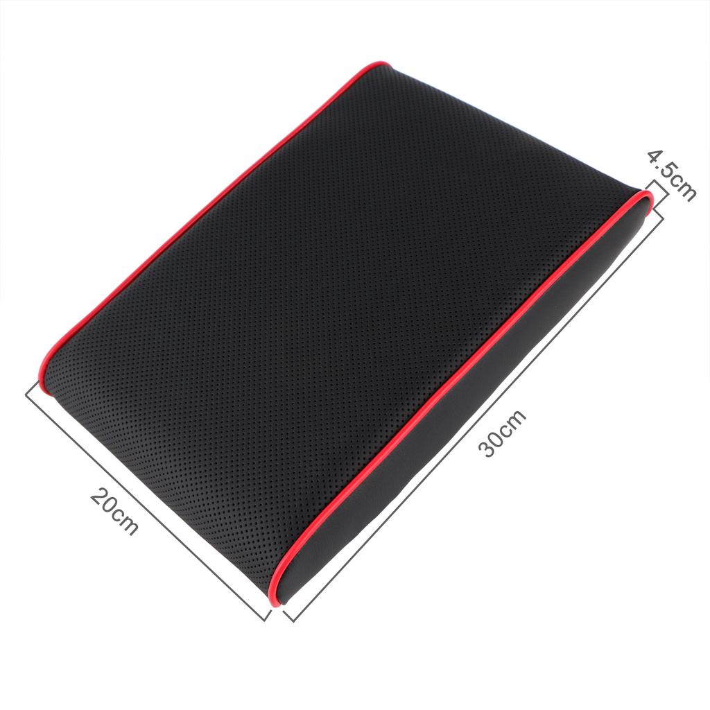 Widened Carbon Fiber Leather Car Armrest Box Pad Universal Car Center Armrest Box Cushion Arm Support Mat Fashion Car Accessorie
