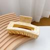 Quality Cream High Colored Hair Claw Clip For Effortless And Elegant Hair Styles