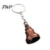 Vintage Key Accessory Keychain Pendant Traditional Pattern Retro Bell Design Crisp Ringing Sound Long-lasting Holder with Metal Ring Backpacks