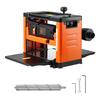 Thickness Planer, 330 mm Width Worktable, Woodworking Power Benchtop Planer, Spiral-Style Cutterhead with 24 Inserts, 2000W 23500 RPM Powerful Motor,