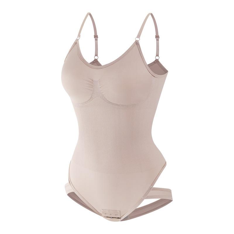 Bodysuit Women Shapewear Tummy Control Butt Lifter Body Shaper Smooth Invisible Under Dress Slimming Underwear Low Neck Jumpsuit