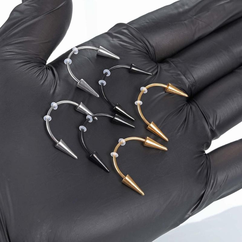 Nail Stainless Steel  Piercing Jewelry Septum Piercing Body Decorations for Vampire Fangs Zombie Teeth