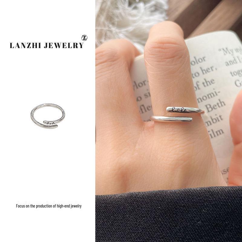 Inel Thai Argint pentru Femei, Stivuibil - Argint 925, Design de Nișă, Bijuterii Simple și Versatile