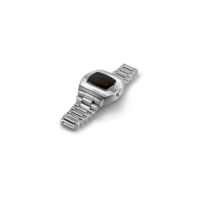 [Authorized Import][Hamilton] HAMILTON Watch, Official Warranty, American Classic PSR Digital Quartz, 41mm x 35mm, Analog, Red Dial, H52414130, Men's