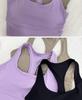 Alo Style Low-Intensity Sports Bra with Wide Straps and Cups for Yoga and Running