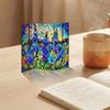 3 Panel Divider Mini Folding Screen Decorative Desktop Folding Screen Acrylic Suncatchers Ornament for Office Home Decors