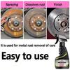 Rust Remover Spray Multi-Purpose Paint Rust Inhibitor Derusting Spray Car Rust Removal for Wheel HubChrome Paint care tool