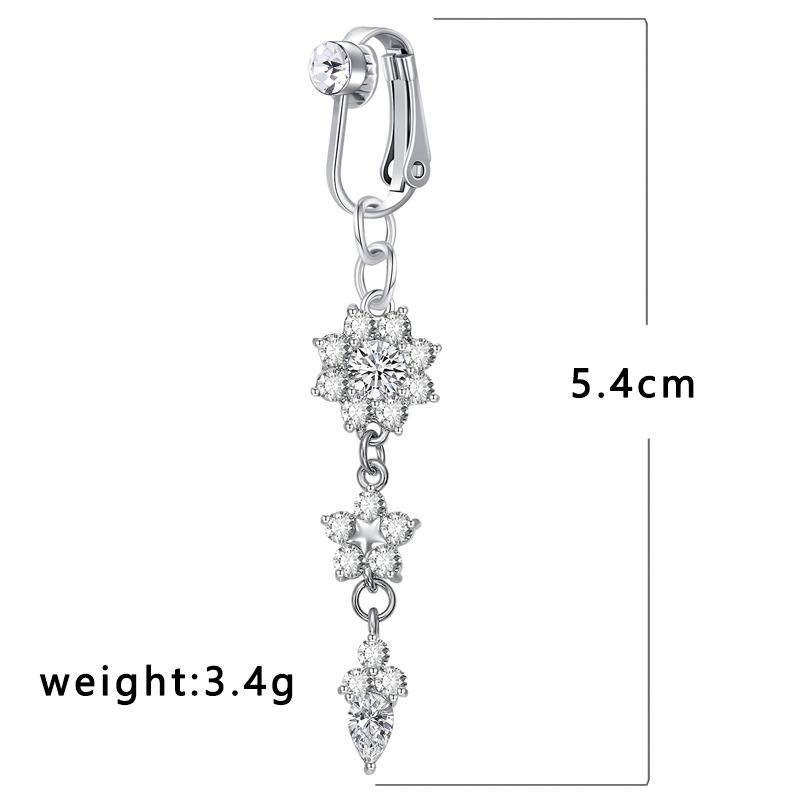Stylish No-Clip Navel Ring and Stud Collection