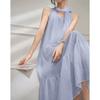 Demana Lyocell V-Neck Ruffled A-Line Maxi Dress