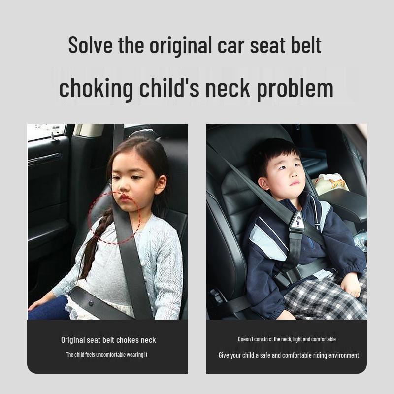 Child Car Seat Belt Anti-Neck Pinch Adjuster - Triangle Shoulder Protector