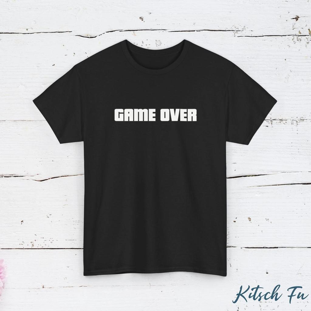GAME OVER T-Shirt | Minimalist Gamer Graphic Tee