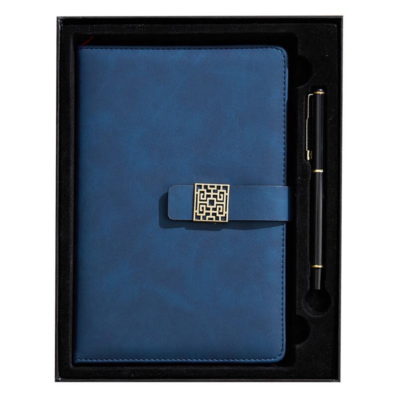 Faux Leather A5 Notebook and Pen Gift Set