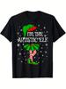 Family Matching Elf Christmas T-Shirt for Women, Men, & - 100% Paris Unisex S-XXXL Black Short Sleev