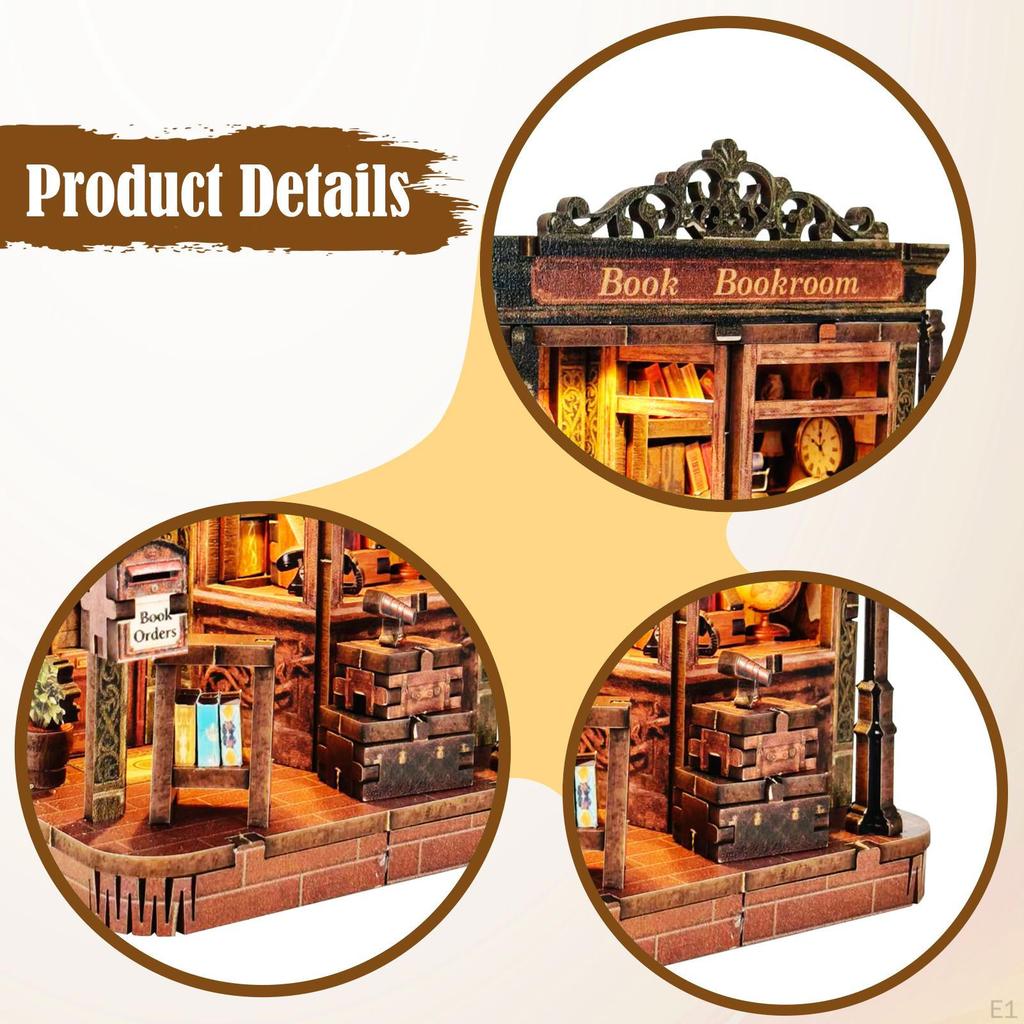 DIY Miniature Dollhouse Kit 3D Puzzle Model Hobbies Crafts Desktop Decor Handmade Doll House for
