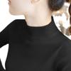 Medium-necked Blouse, Semi-turtleneck Sweater, Slim-fitting Top In Spring, New Tight-fitting.
