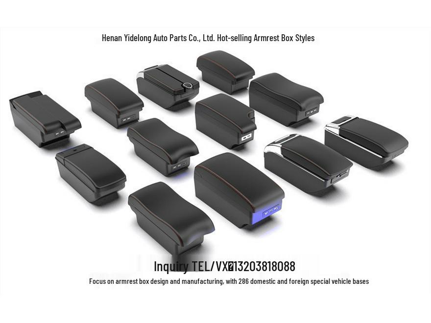 Perodua Axia Custom Armrest Storage Box Accessory