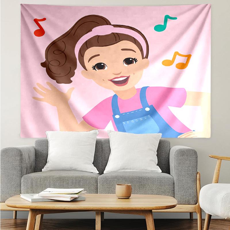 Ms. Rachel Educational Adventures Tapestry for Bedroom Aesthetic Classroom Tapestries Wall Hanging for Living Room Dorm Office,Ideal Creative Gift