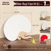 Children's DIY Xuan Paper Round Fan – Back to School Ancient Style Double-Sided Handmade Fan for Team Building and Icebreakers