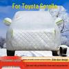 New Corolla Car Cover: Heat & Rain Insulation, Thick Sunshade, Hail Protection