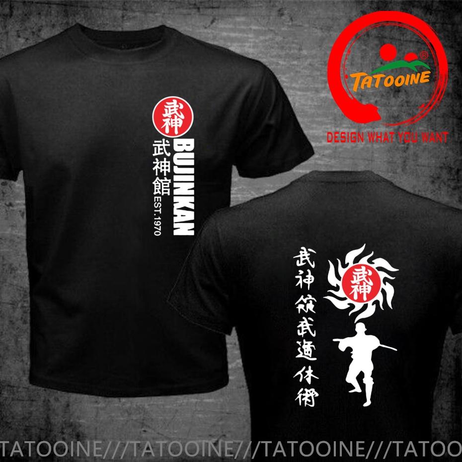 Design Divertente Bujinkan Budo Taijutsu Shinobi Ninja Giappone Arte Marziale Maglietta Unisex Moda Trendy Abbigliamento Casual Top Eleganti T-shirt