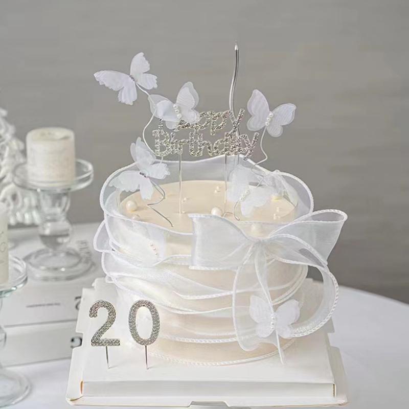 10Yards Organza Solid Color Ribbon 4Cm Wavy Edge Ribbon For For Flower Bouquet Gifts Packaging Party Decorations Diy