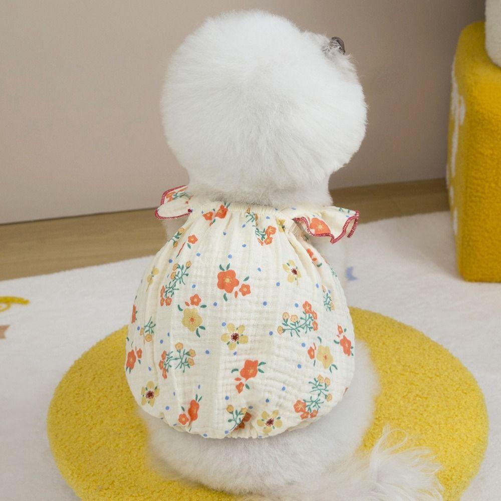 Breathable Puppy Skirt Skin-friendly Pet Dress Chihuahua Dog Summer Dress  Spring/Summer