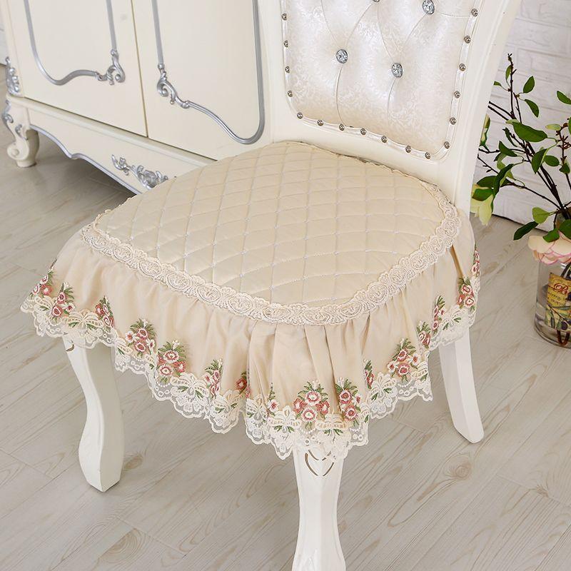 High-End Dining Chair Cushion Cushion All Year Round Fabric Chair Cushion Home Dining Chair Seat Cover Extra Large Chair Cover Stool Cover
