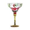 Elegant Margarita Glass Cup Intricate Hand Painted Pattern Colorful Mexicans Cocktail Drinkware For Party Decoration