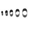 5PCS Set Leather Cutting Die Oval Shape 2060mm Long Shaft Hollow Punching Tool for Handcraft