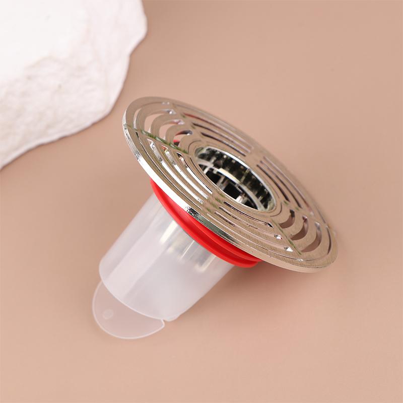 Self-Closing Odor And Insect Proof Floor Drain Core Removable Shower Drain Cover Hair Filter Sewer Strainer Plug