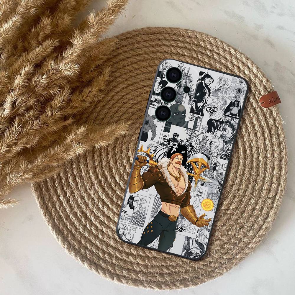 E-Escanor Seven Deadly Sins Phone Case for Samsung S24 S22 S25 Ultra S9 S20 FE S23 Plus S10 S21 Shockproof Funda Cover