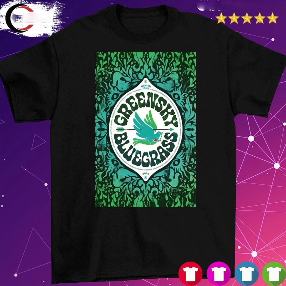 Greensky Bluegrass Winter Tour January February March 2024 T Shirt L