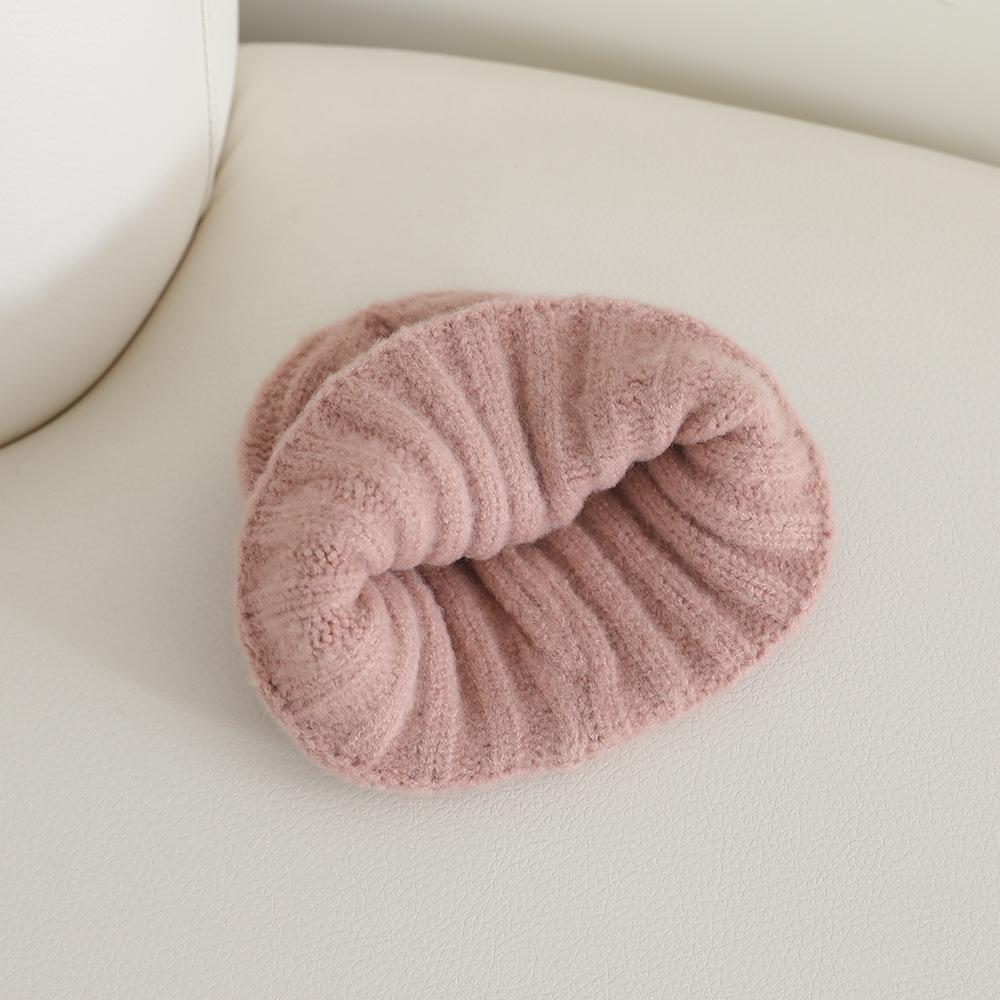 Winter Hats For Children Girls Boys Kids Knitted Beanie Candy Color Solid Striped Keep Warm Korean Style Casual Bonnet Caps New