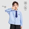Luo Meng Boy's Striped Long Sleeve Shirt