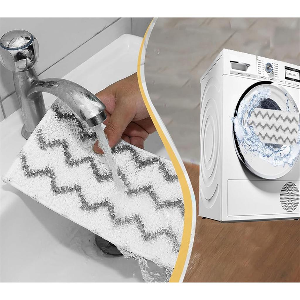 Upgraded Spray Mop Refills Pads for Swiffer Power Mop, Reusable Mop Refill Pads Replacement Head for Swiffer Power Mop
