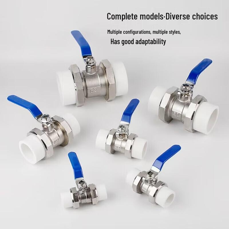 PPR Double Union Manual Hot Melt Ball Valve