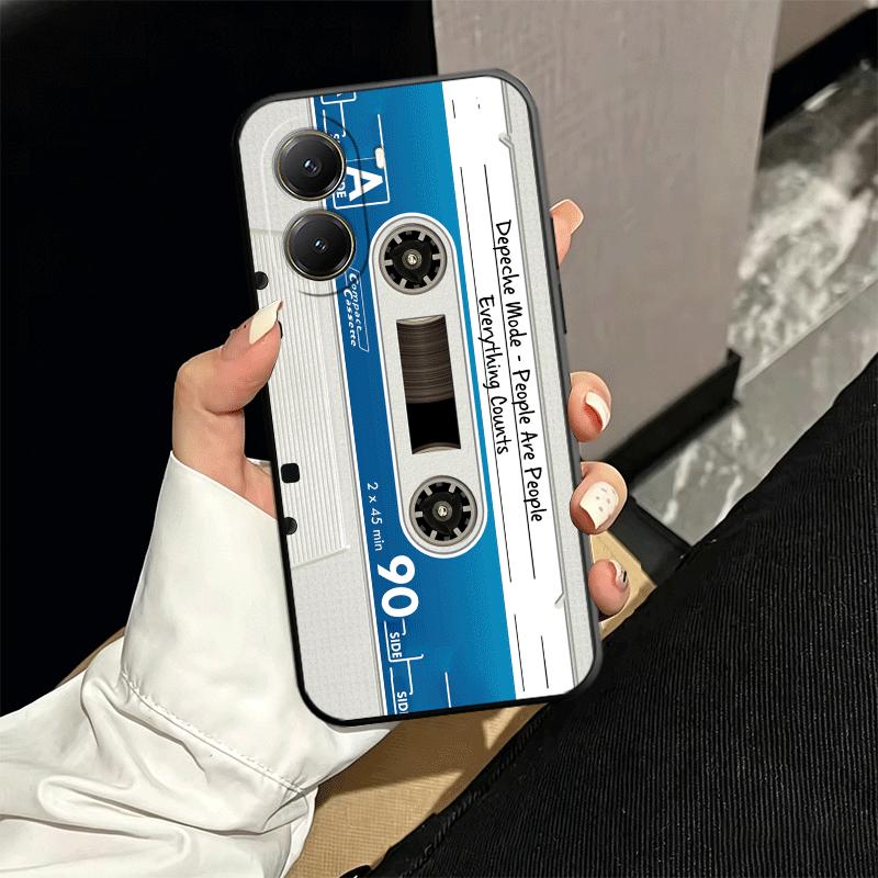 Vintage 90S Cassette Tape Pattern Soft Phone Case for Xiaomi Poco X5 X6 X7 X8 Pro Max X3 F7 F8 Ultra M8 M7 M6 M5 Redmi 15 15C 14