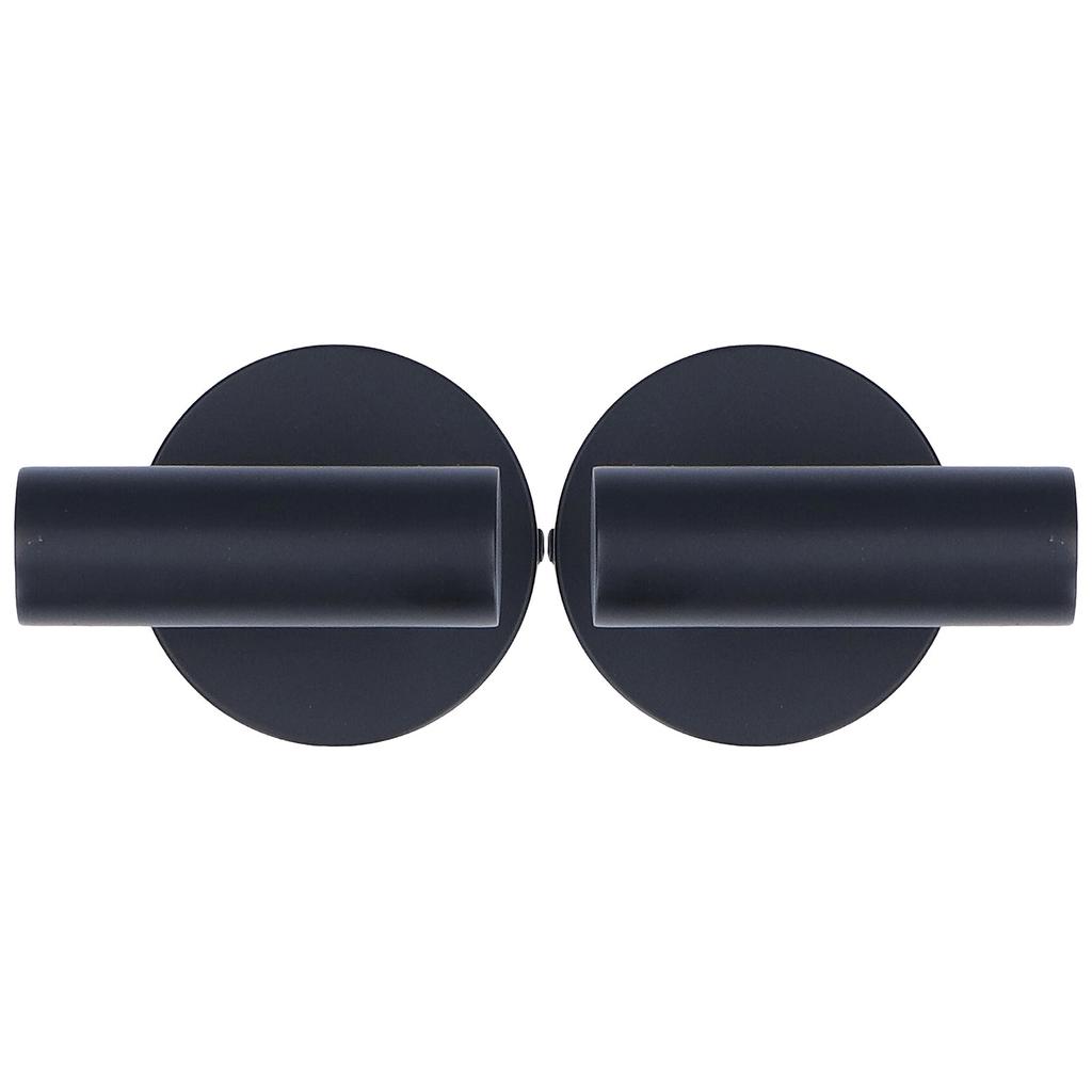 2 Stück Handtuchhaken, schwarz, Wandmontage, langlebig, robust, kompakt, stabil, Aufhängevorrichtung für Badezimmer