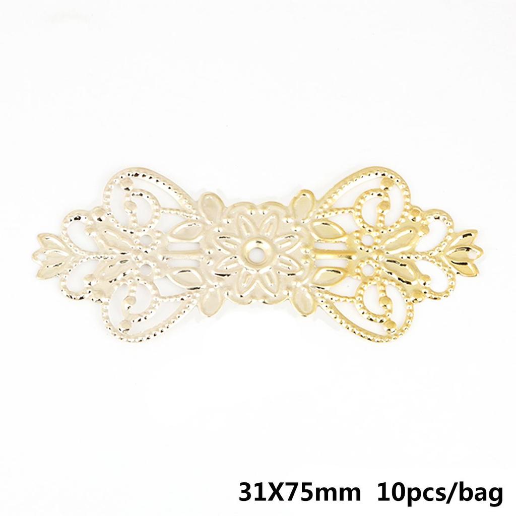 10ks Paví Měsíční Přívěsek Květina DIY Doplňky Součástky Pro Výrobu Šperků