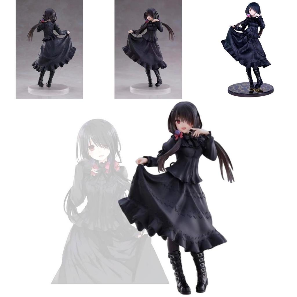 Wholesale Dropshipping Pvc Date A Live Kurumi Tokisaki Dress Handmade Model Anime Figure Box Decoration