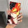 My Hero MHA Todoroki Shoto Phone Case for Samsung Galaxy S26 S24 S23 Ultra S25 Edge S22 S21 Plus S20 FE + Soft Print Shell Funda