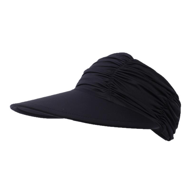 Women's Outdoor Sports Visor Hat, High Ponytail Sun Hat for Beach, UV Protection Breathable Quick-Dry Running Fishing Cap