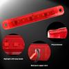 LED Marker Light Red 12V Trailer Clearance & Side Marker Light – Waterproof Front Rear Marker for Truck Van RV Motorcycle (4 Pack)