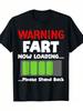 Warnung Furz wird geladen Bitte Abstand halten Lustiges T-ShirtFamilien T-Shirt