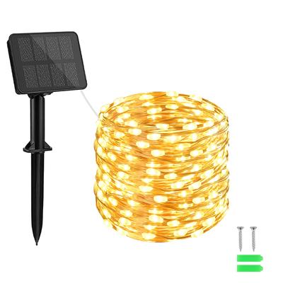 Cshare Ηλιακό Φωτιστικό Σειράς LED Φως Φωτισμού LED 100LED 10m Αδιάβροχο IP65 8 Λειτουργίες Φωτισμού Αυτόματος Φωτισμός τη Νύχτα Φως Γιρλάντας Κάμπινγκ LED