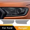 High-Definition For Ford Ranger Wildtrak Raptor 2015-Present Car Headlight Protective Film Tint Black Transparent TPU Stickers